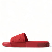 Dolce & Gabbana Radiant Red Men's Slide Sandals