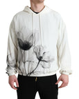 Dolce & Gabbana Elegant Floral Silk Hooded Pullover