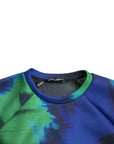 Dolce & Gabbana Multicolor Graphic Crew Neck Pullover Sweater