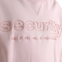 Dolce & Gabbana Elegant Pink Crew Neck Logo Sweater