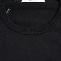 Dolce & Gabbana Elegant Blue Cotton Pullover Sweater