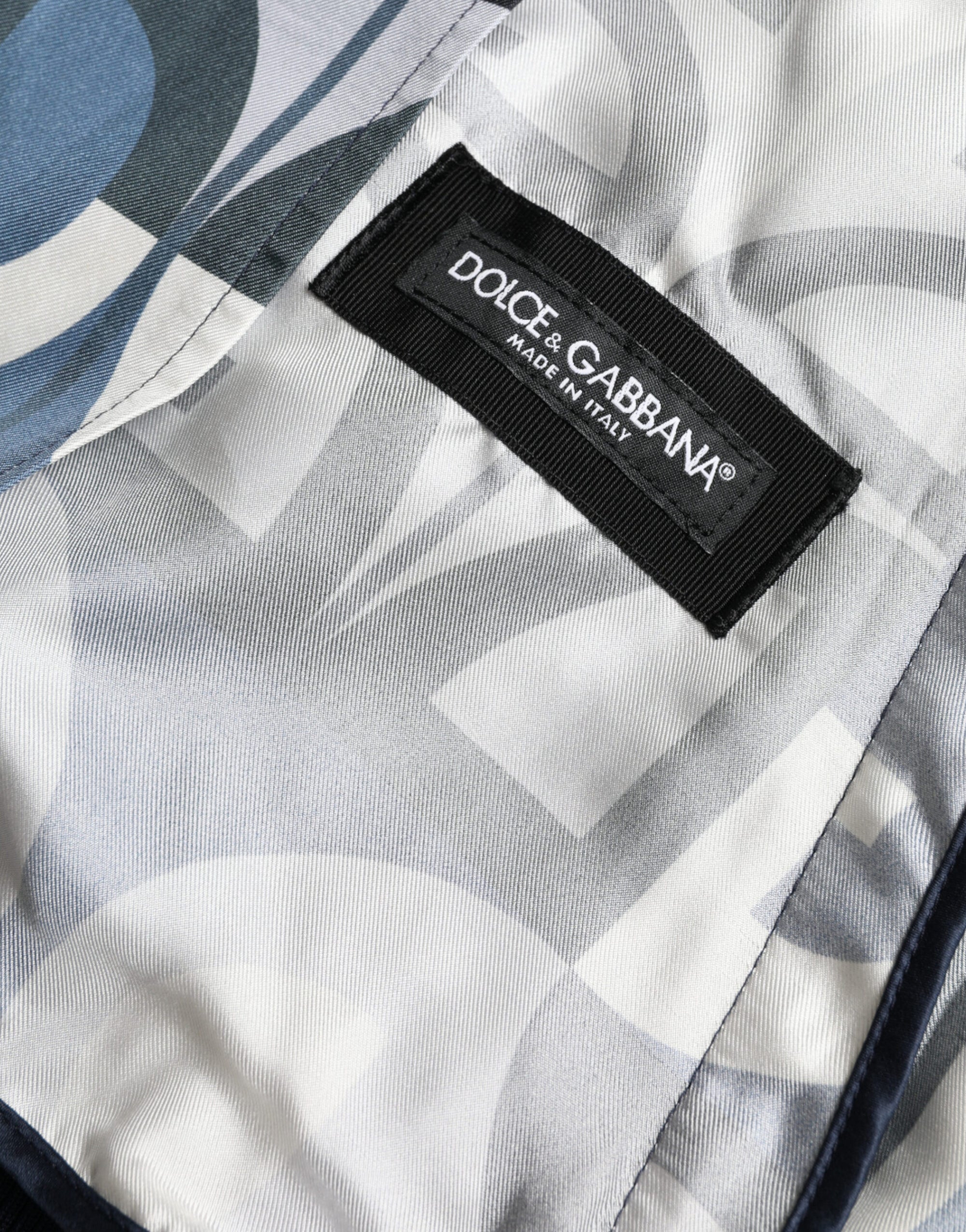 Dolce &amp; Gabbana Multicolor Silk Bomber Jacket - Classic Elegance