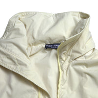 Dolce & Gabbana Elegant Yellow Windbreaker Jacket