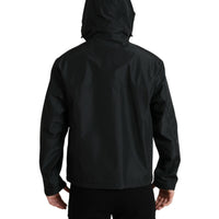 Dolce & Gabbana Sleek Black Windbreaker Jacket