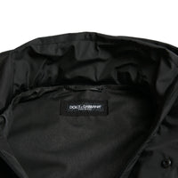 Dolce & Gabbana Sleek Black Windbreaker Jacket