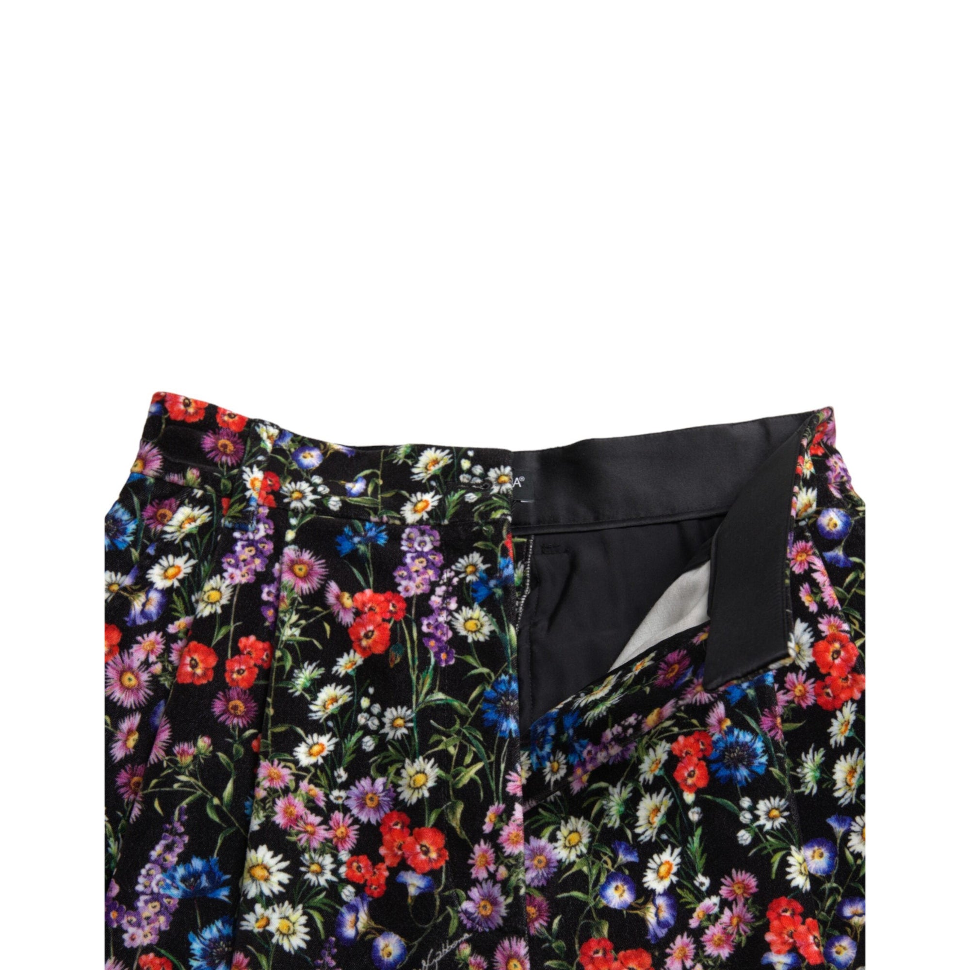 Dolce &amp; Gabbana Chic Floral High Waist Hot Pants Shorts