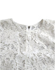 Dolce & Gabbana Elegant White Lace Blouse
