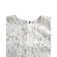 Dolce & Gabbana Elegant White Lace Blouse