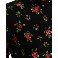 Dolce & Gabbana Elegant Floral Silk Blend Top