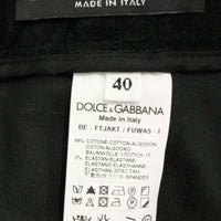 Dolce & Gabbana Elegant Designer Black Shorts