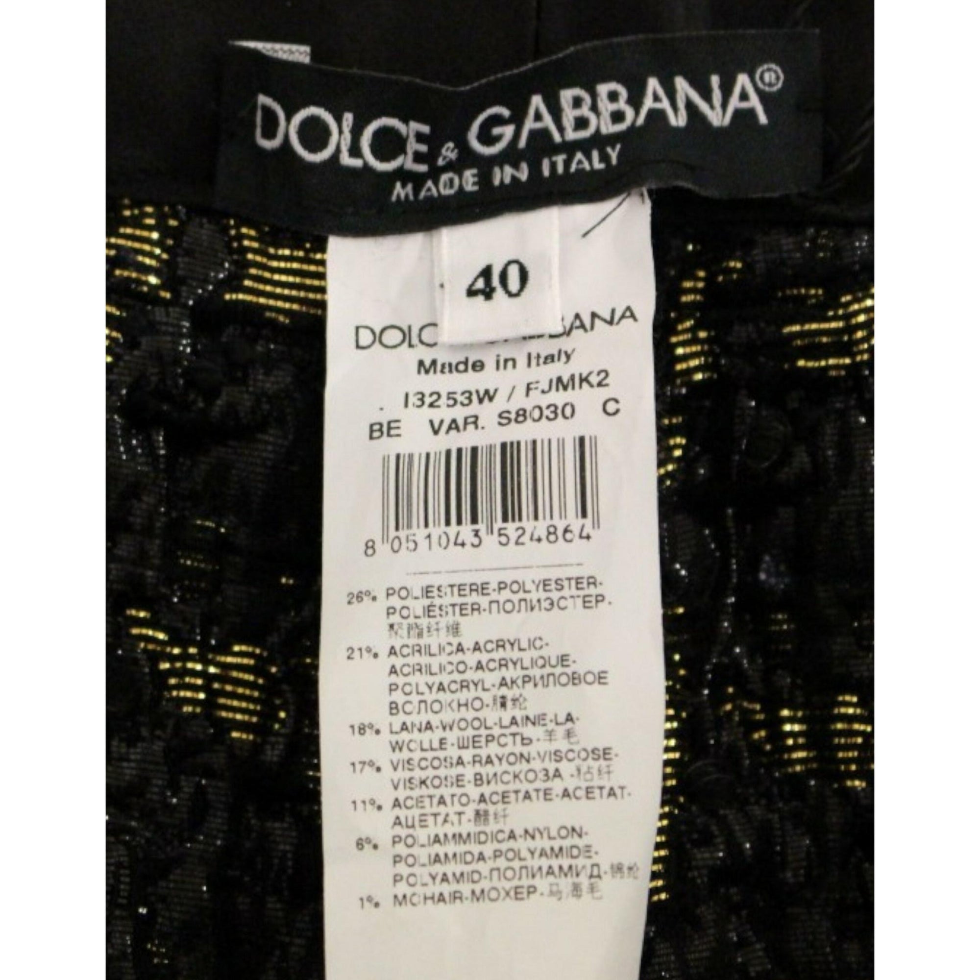 Dolce &amp; Gabbana Elegant Designer Woven Shorts