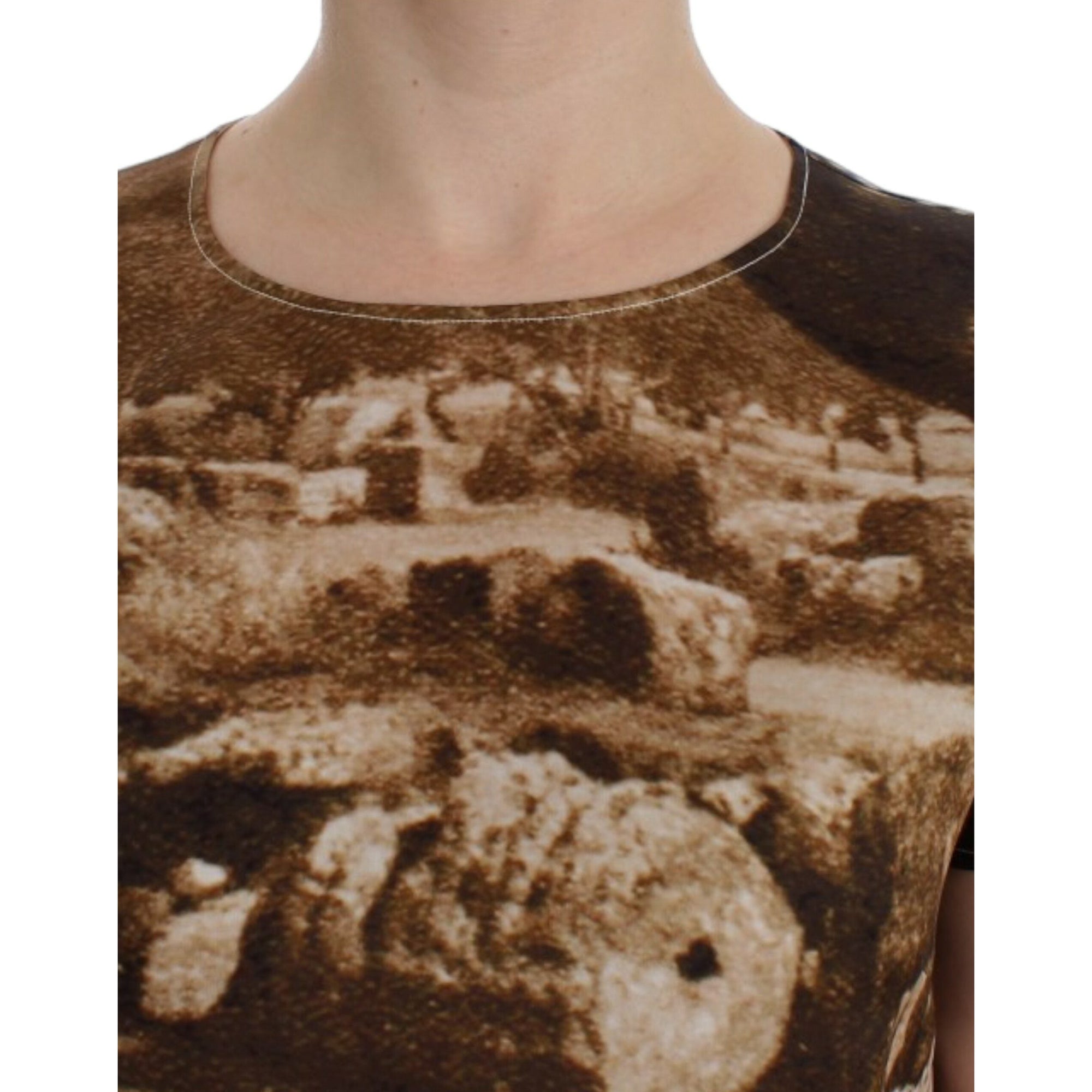 Dolce &amp; Gabbana Enchanted Sicily Taormina Print Silk Blouse