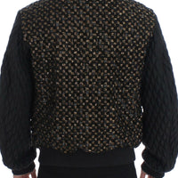 Dolce & Gabbana Elegant Black Sequined Designer Jacket