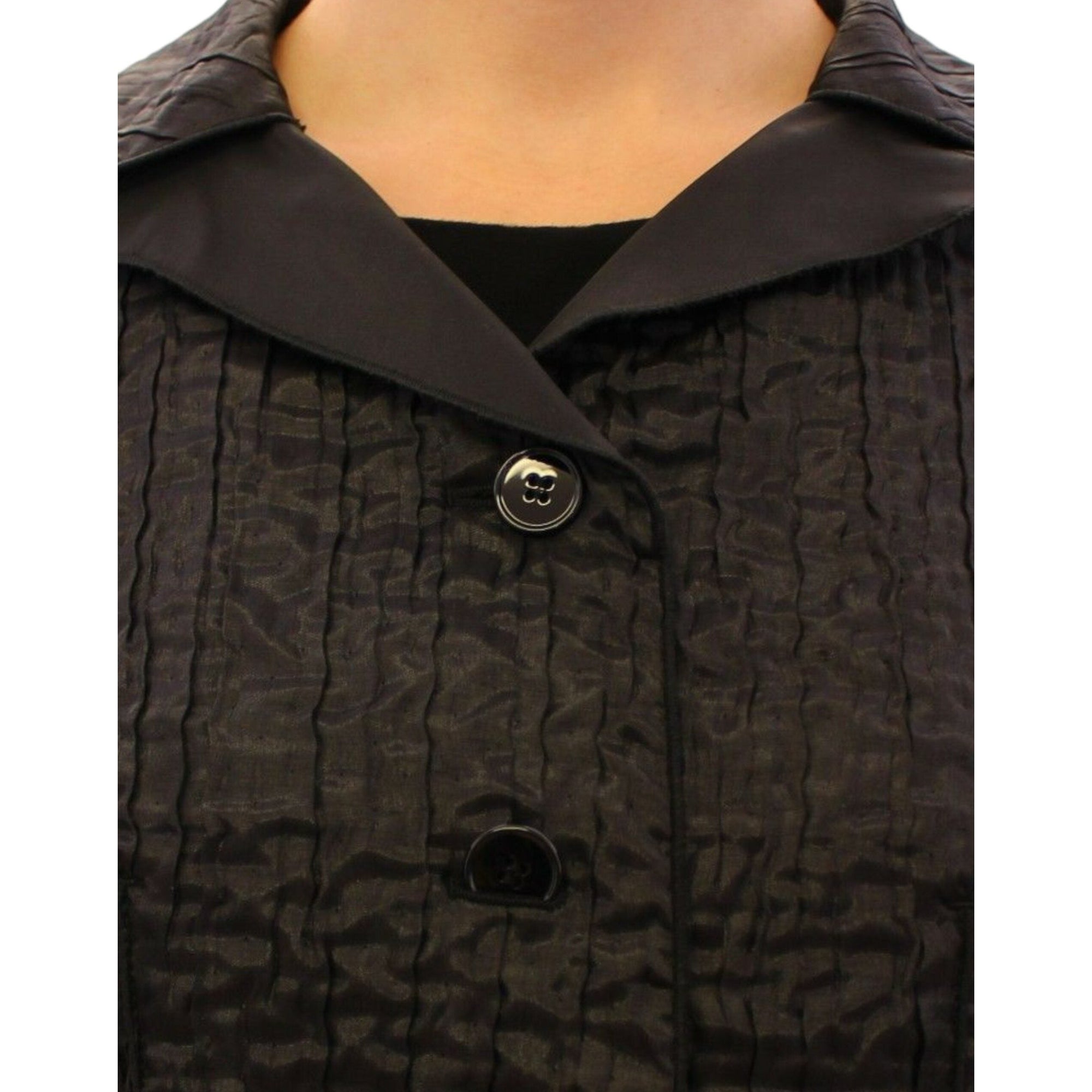 Dolce &amp; Gabbana Elegant Black Bolero Shrug Jacket