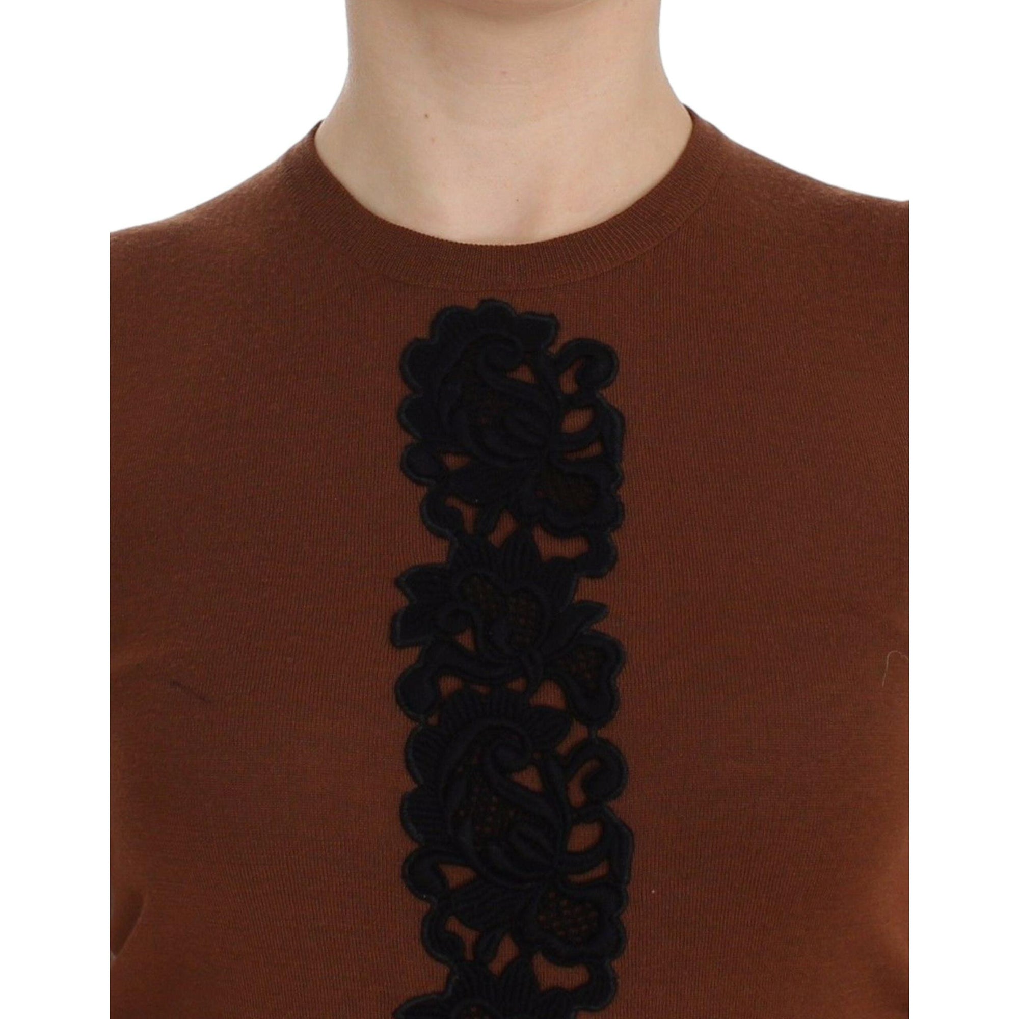Dolce &amp; Gabbana Timeless Wool and Lace Sleeveless Vest