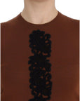 Dolce & Gabbana Timeless Wool and Lace Sleeveless Vest