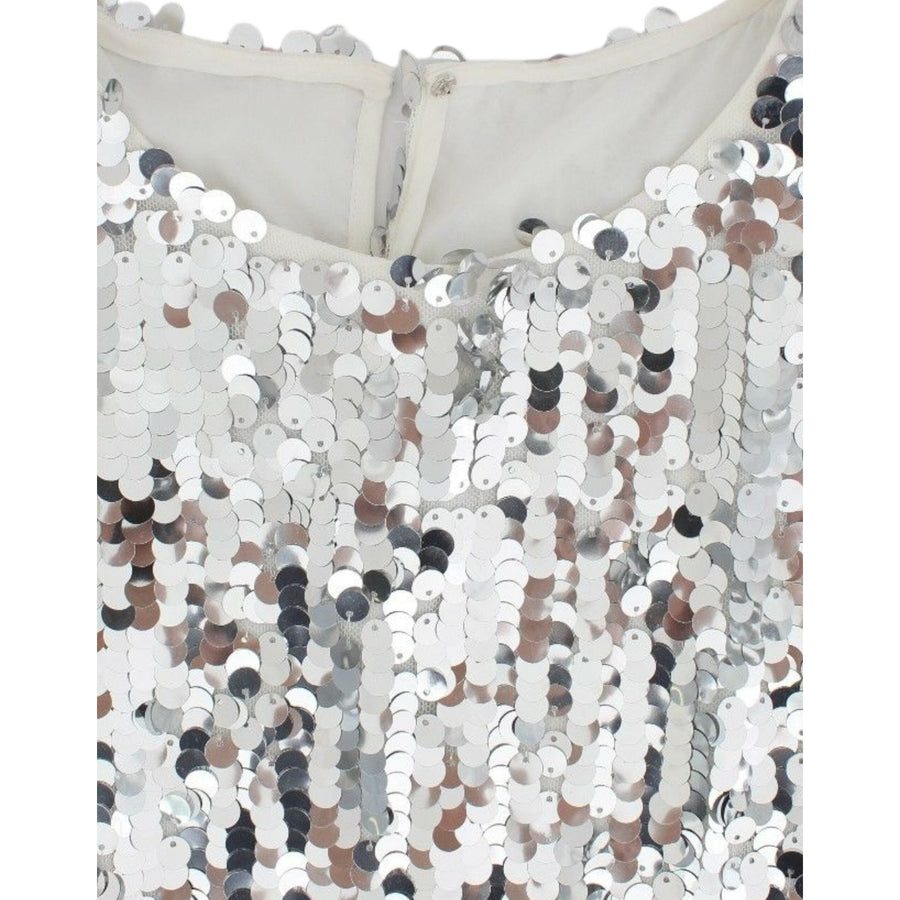 Dolce & Gabbana Enchanted Sicily Sequined Evening Blouse