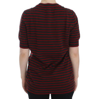 Dolce & Gabbana Elegant Striped Cashmere Crewneck Sweater