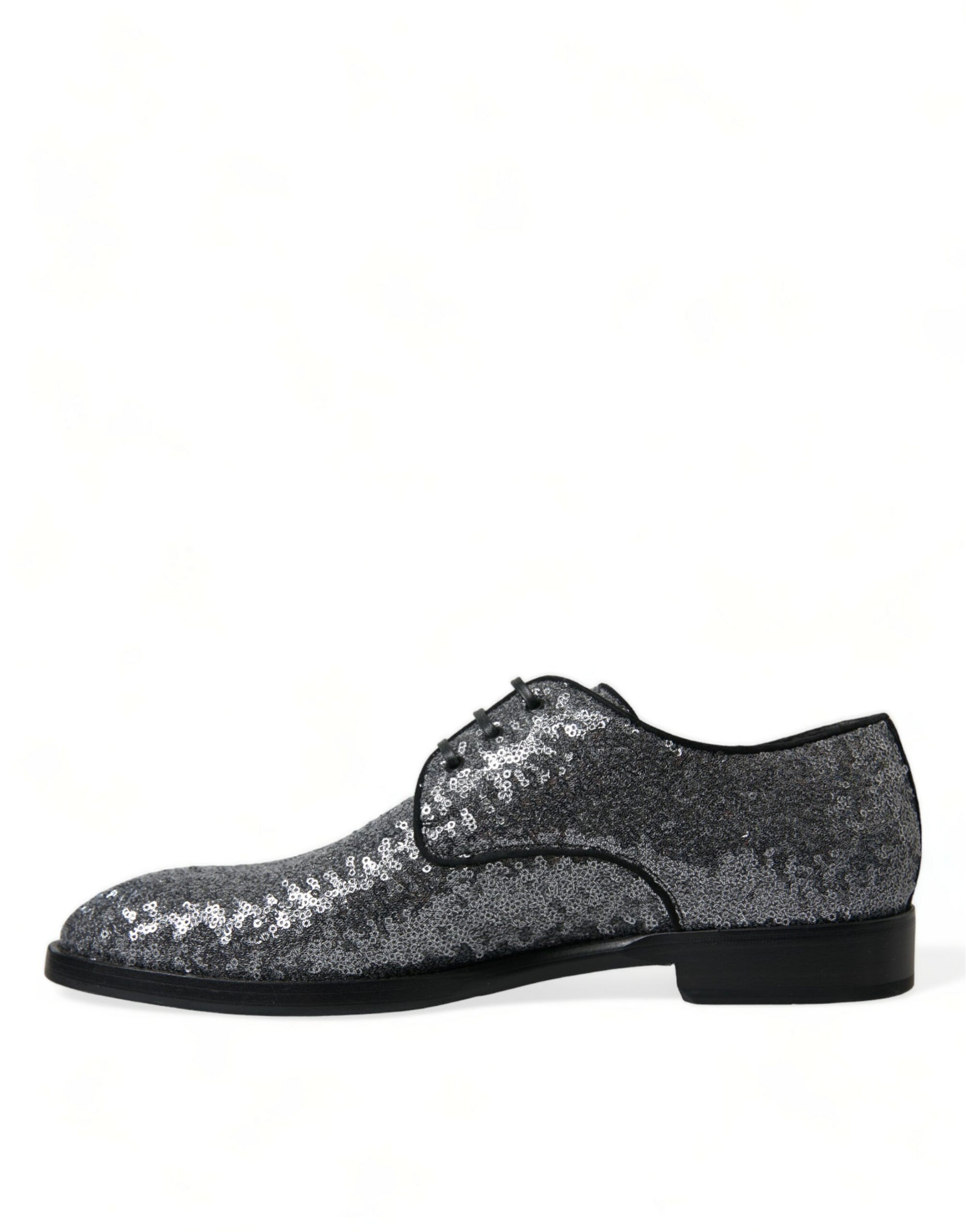 Dolce &amp; Gabbana Exquisite Sequined Derby Dress Shoes