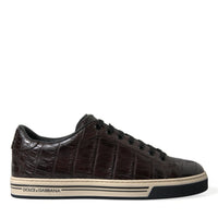 Dolce & Gabbana Elegant Exotic Leather Low-Top Sneakers