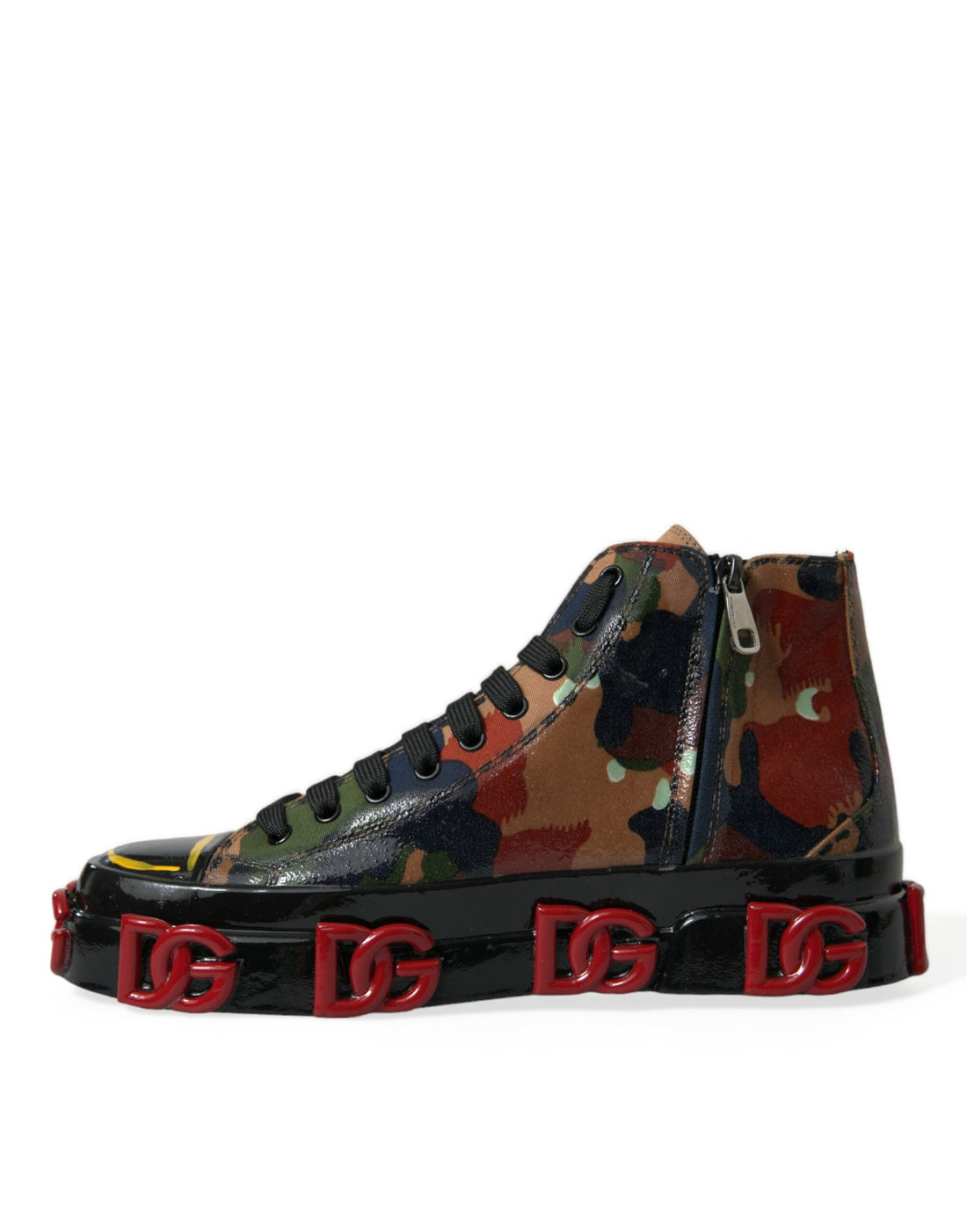 Dolce & Gabbana Chic Multicolor High-Top Sneakers