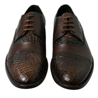 Dolce & Gabbana Elegant Textured Leather Oxford Dress Shoes