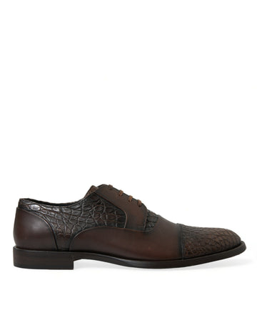 Dolce & Gabbana Elegant Textured Leather Oxford Dress Shoes