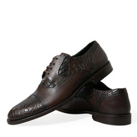 Dolce & Gabbana Elegant Textured Leather Oxford Dress Shoes