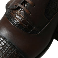 Dolce & Gabbana Elegant Textured Leather Oxford Dress Shoes