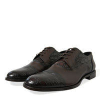 Dolce & Gabbana Elegant Brown Formal Derby Dress Shoes