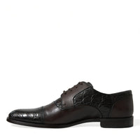 Dolce & Gabbana Elegant Brown Formal Derby Dress Shoes