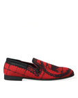 Dolce & Gabbana Torero-Inspired Luxe Red & Black Loafers