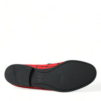 Dolce & Gabbana Torero-Inspired Luxe Red & Black Loafers