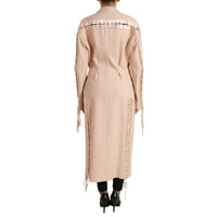 Dolce & Gabbana Elegant Beige Single-Breasted Trench Coat