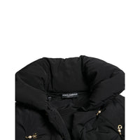 Dolce & Gabbana Elegant Quilted Jacket with Pearl Embellishment