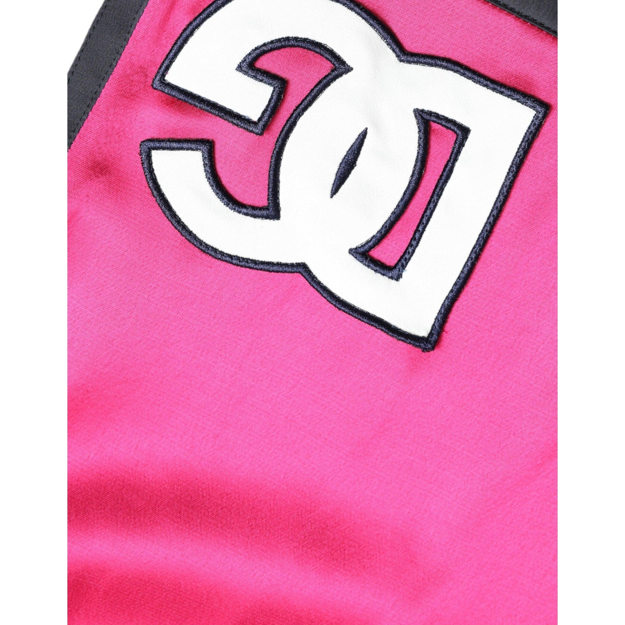 Dolce &amp; Gabbana Chic Pink High Waist Jersey Shorts