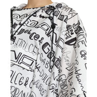 Dolce & Gabbana Chic Hooded Logo Print Blouson Tee