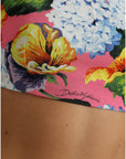 Dolce & Gabbana Floral Elegance Cropped Blouse