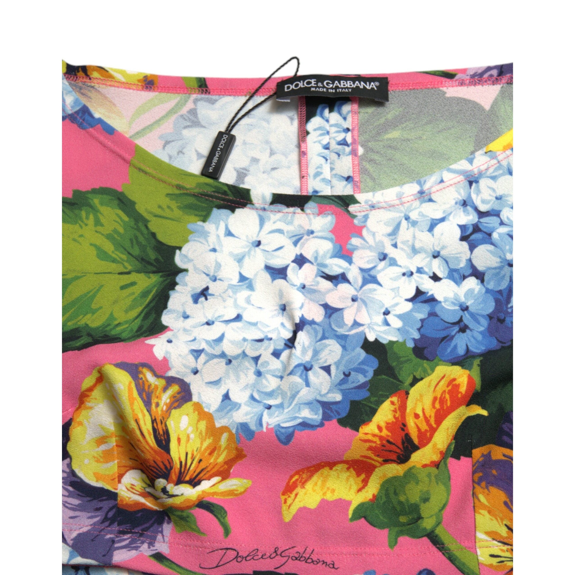 Dolce &amp; Gabbana Floral Elegance Cropped Blouse
