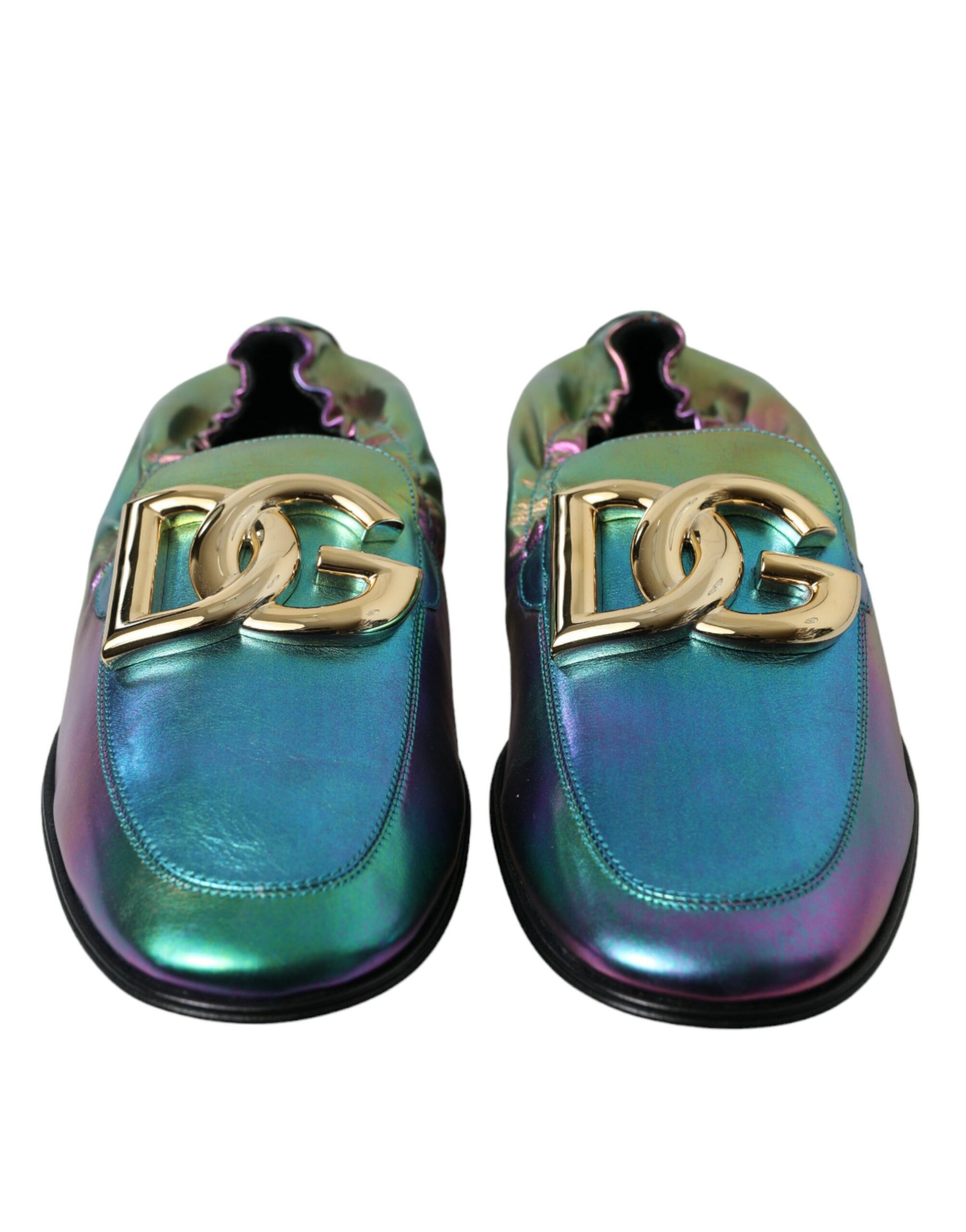 Dolce &amp; Gabbana Elegant Iridescent Loafers for Gents