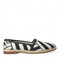 Dolce & Gabbana Chic Striped Canvas Espadrilles