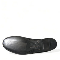 Dolce & Gabbana Elegant Black Velor Loafers for the Discerning Gentleman