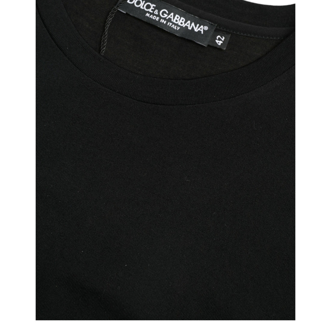 Dolce & Gabbana Elegant Wool Crew Neck Tee