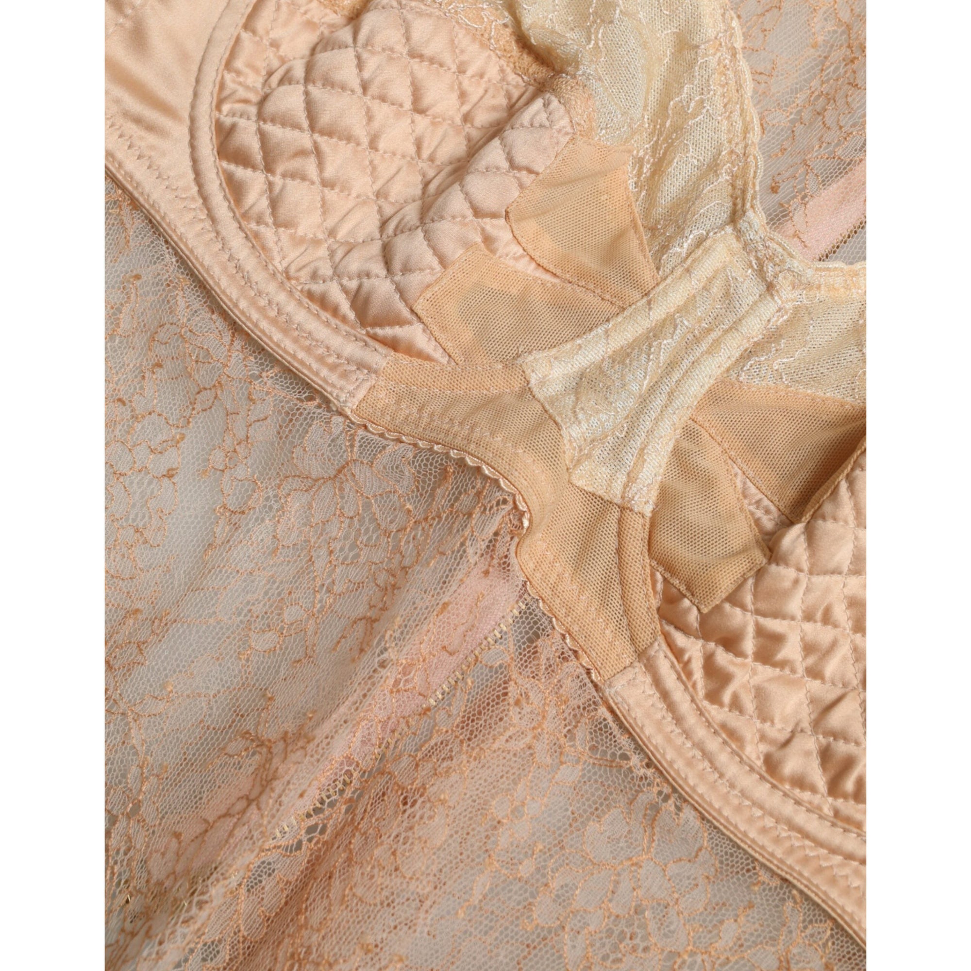 Dolce &amp; Gabbana Elegant Lace Bustier Cropped Top