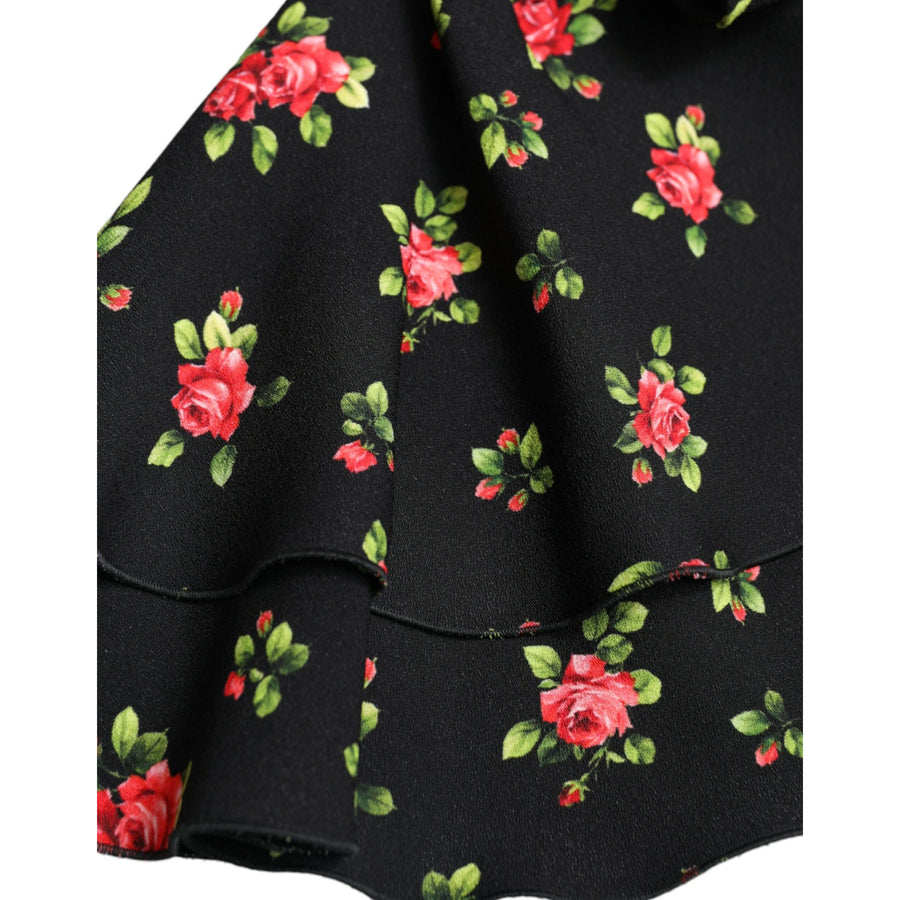 Dolce & Gabbana Floral Print Cropped Top Luxe Fashion