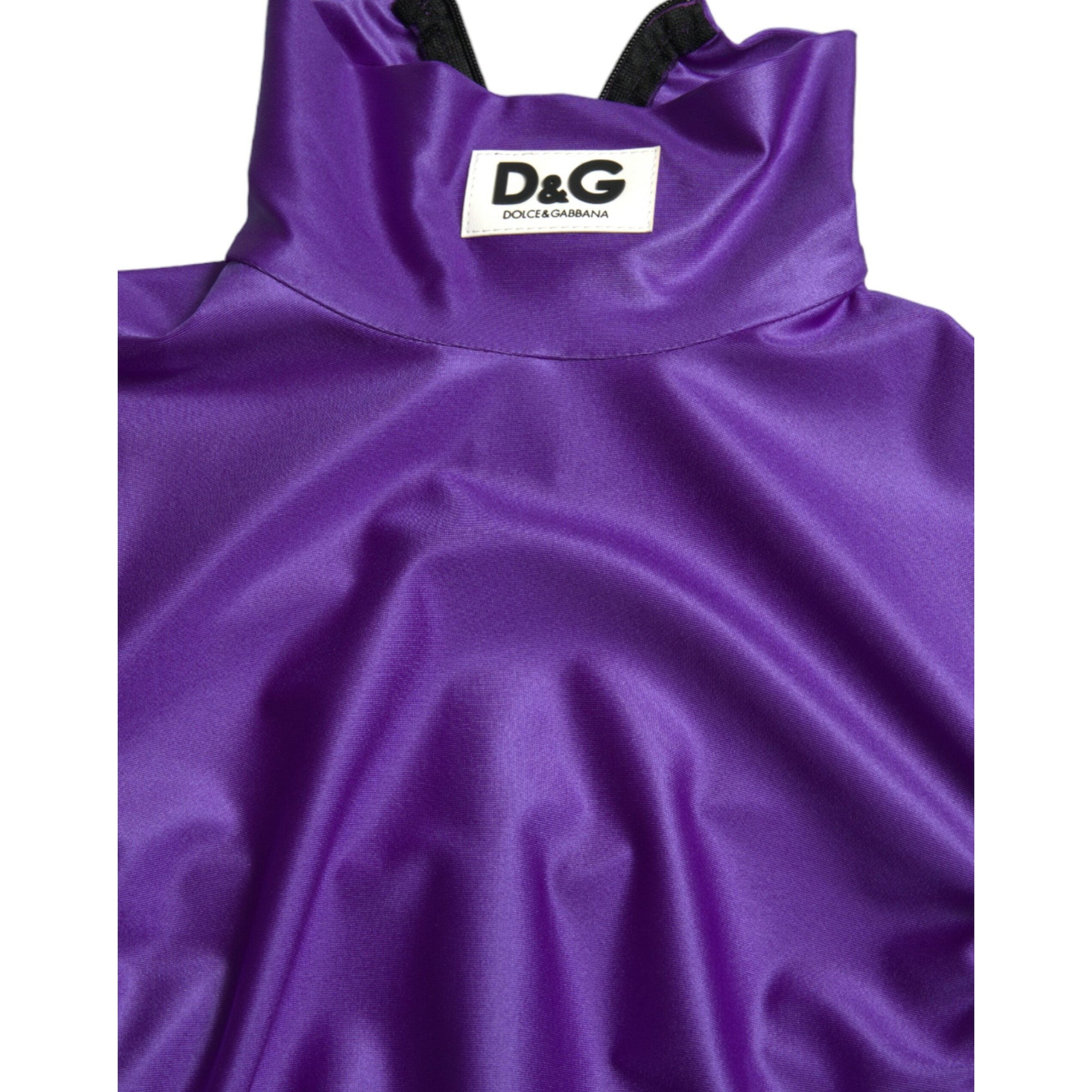 Dolce &amp; Gabbana Elegant Long Sleeve Zip-Back Top