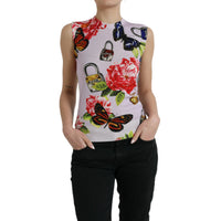 Dolce & Gabbana Elegant Cashmere-Silk Blend Tank Top