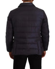 Dolce & Gabbana Elegant Dark Blue Silk Blend Jacket