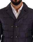 Dolce & Gabbana Elegant Dark Blue Silk Blend Jacket