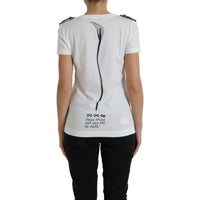 Dolce & Gabbana Elegant Monochrome Crew Neck T-Shirt